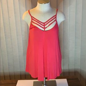 Express red tank top. New with tag